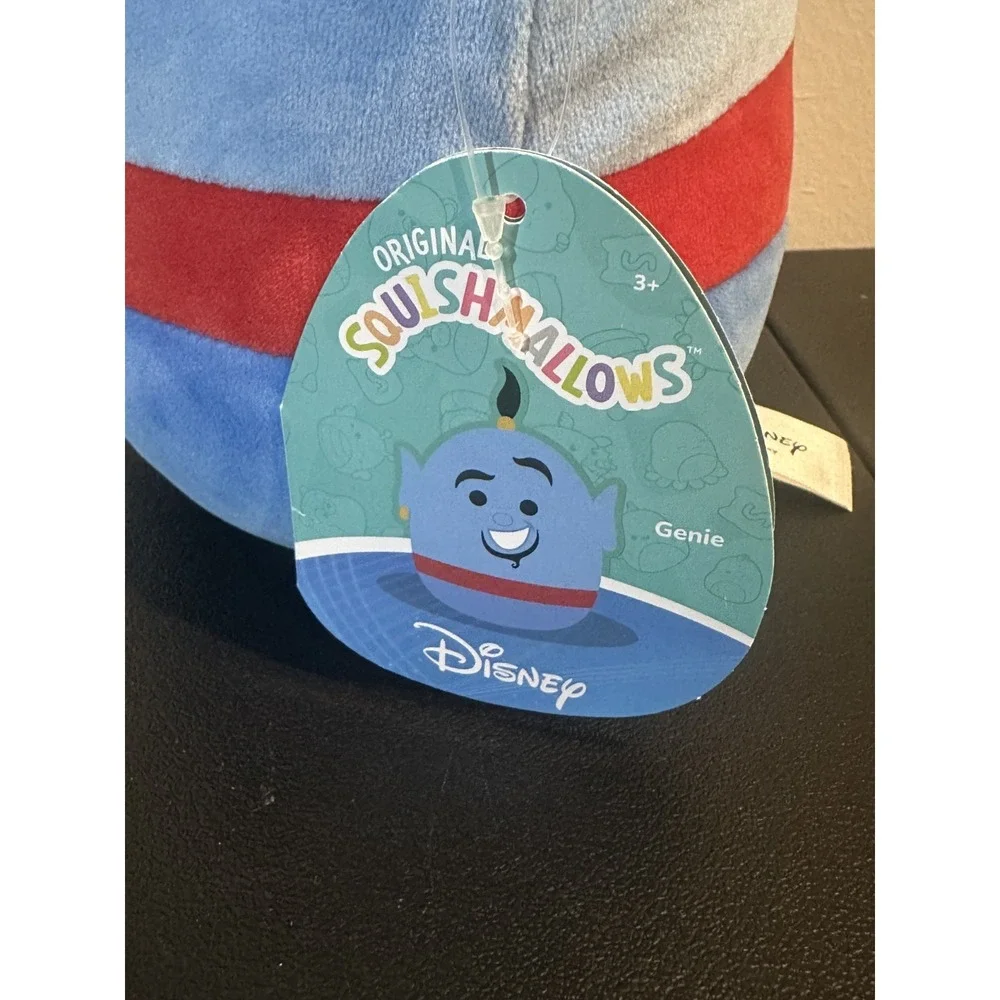 Disney Squishmallows Genie Aladdin Blue Plush Jazwares Kelly Toys 8 Inch NWT